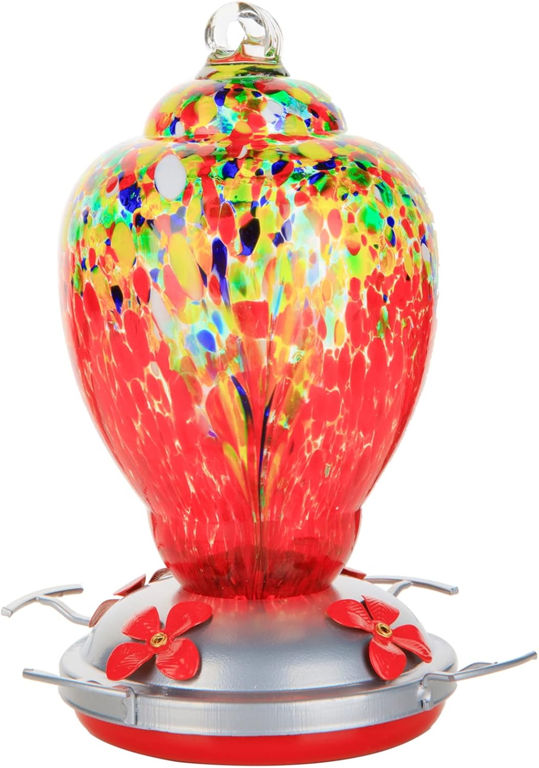 WOSIBO Hummingbird Feeder for Outdoors Patio Large 32 Ounces Colorful 