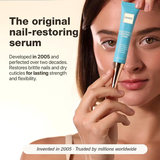 Onsen Nail & Cuticle Cream Treatment w/Japanese Tsubaki, Jojoba & Lave