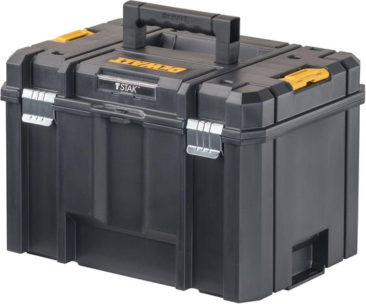 DEWALT TSTAK Tool Box, Extra Large Design, Removable Tray for Easy Acc