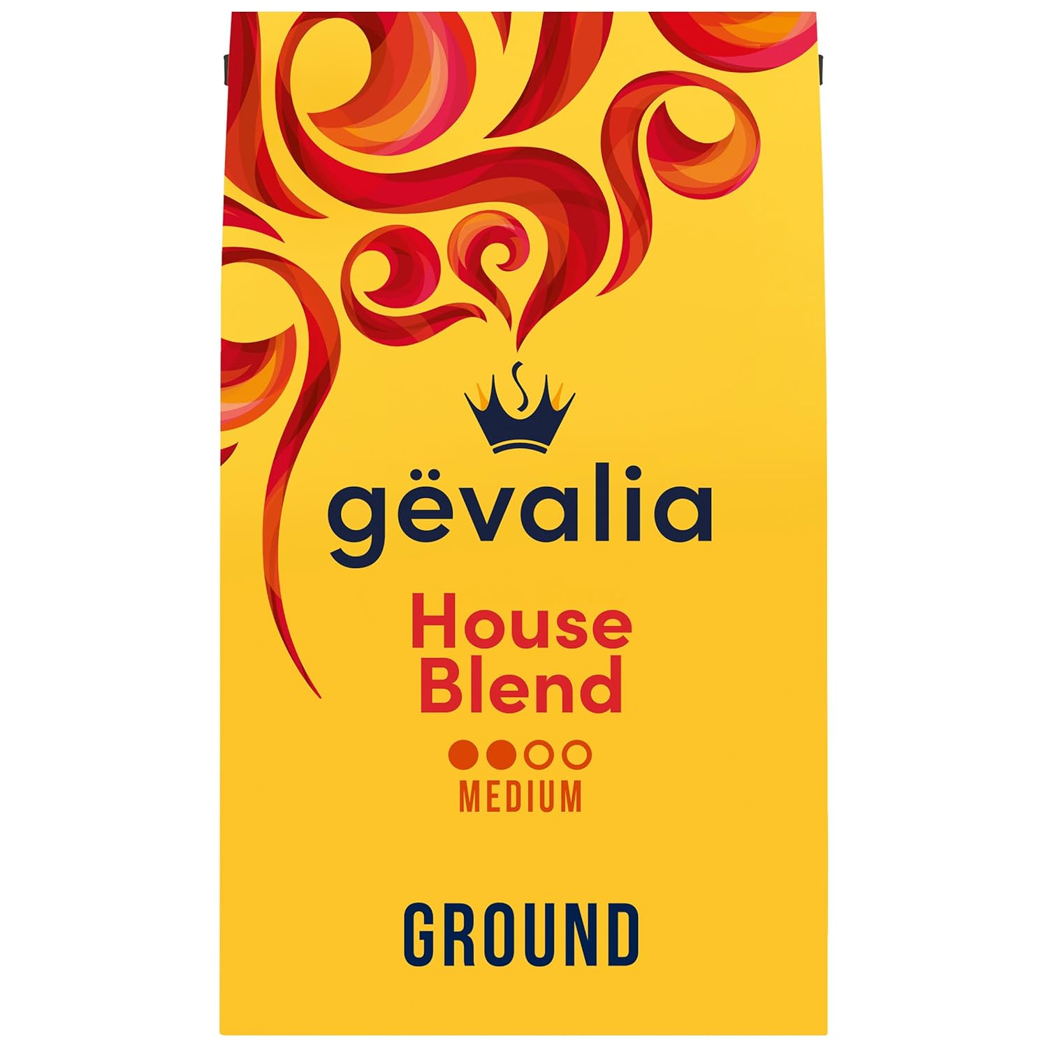 Gevalia House Blend Medium Roast 100% Arabica Ground Coffee, for a Ket