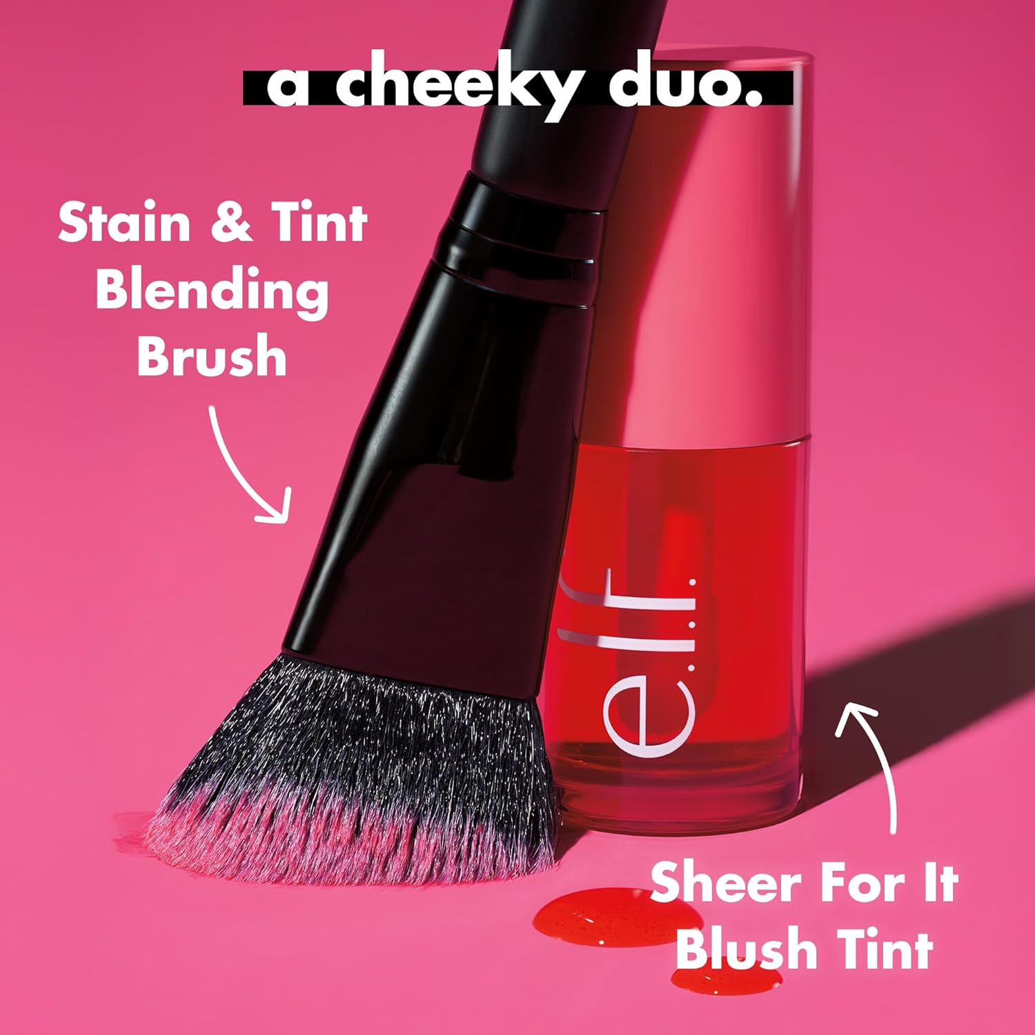 e.l.f. Sheer For It Blush Tint, Multi-Use, Long-Lasting Lip & Cheek Ma