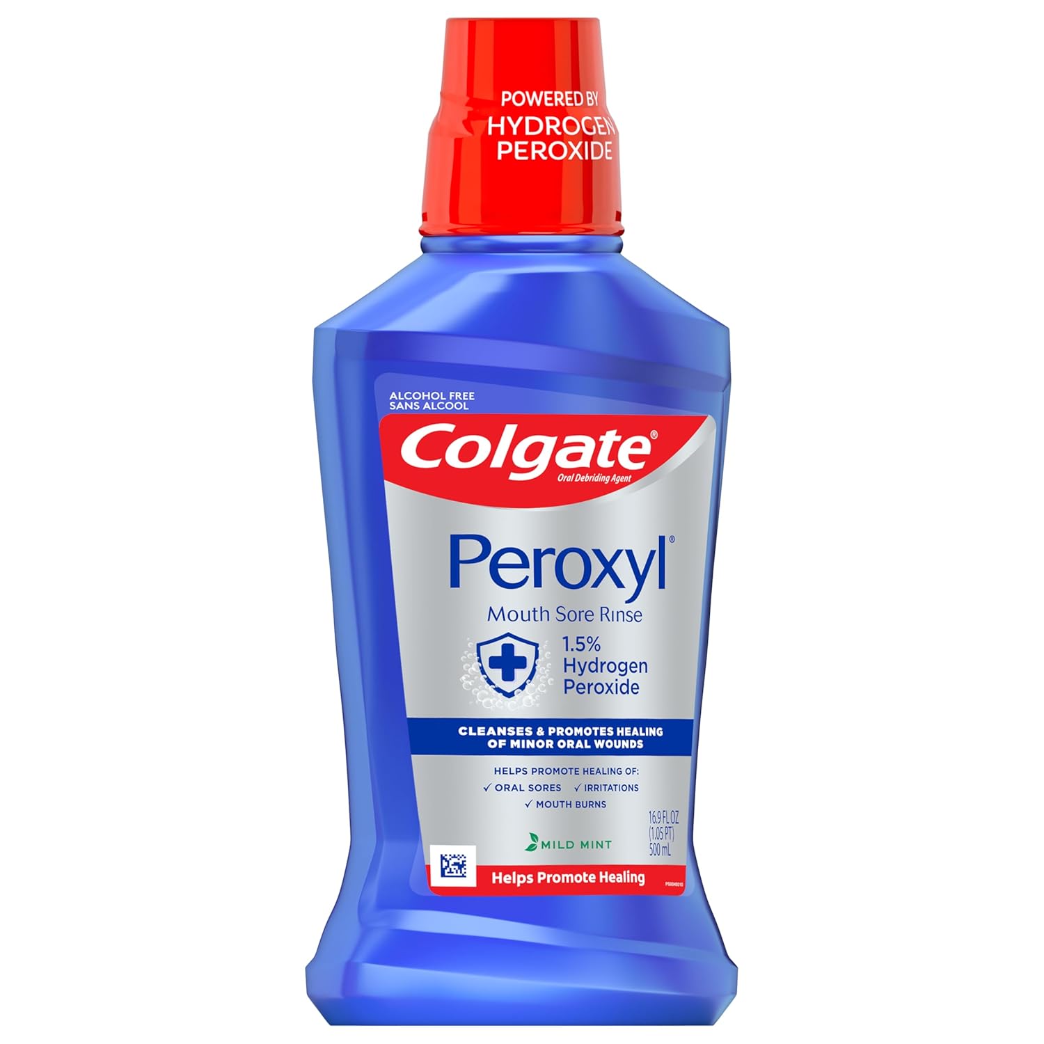 Colgate Peroxyl Antiseptic Mouthwash and Mouth Sore Rinse, 1.5% Hydrog