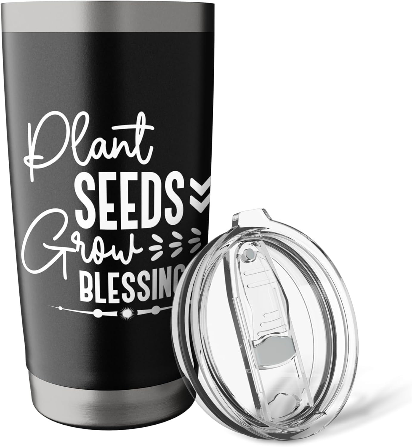 Funny Spring Quote Gardeners Plant Seeds Grow in The Garden Stainless Steel Insulated Tumbler