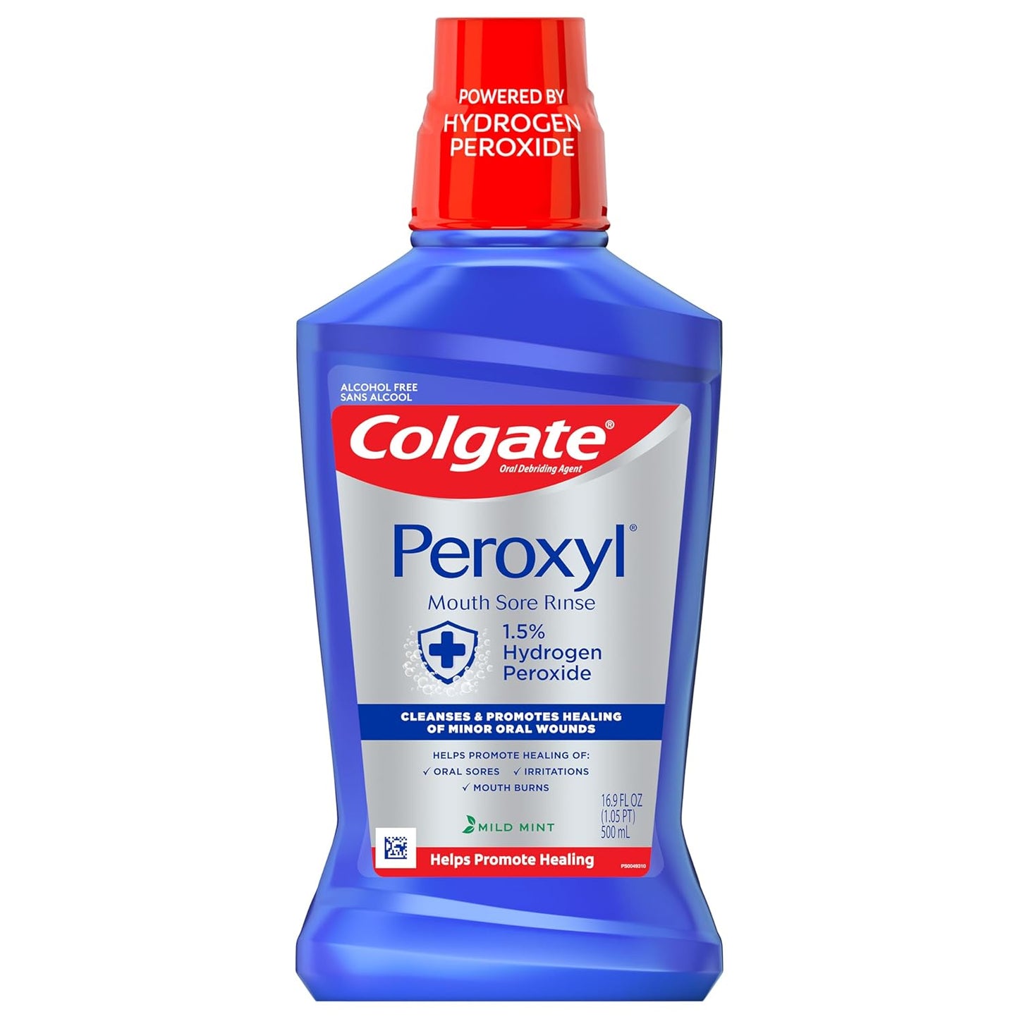 Colgate Peroxyl Antiseptic Mouthwash and Mouth Sore Rinse, 1.5% Hydrog