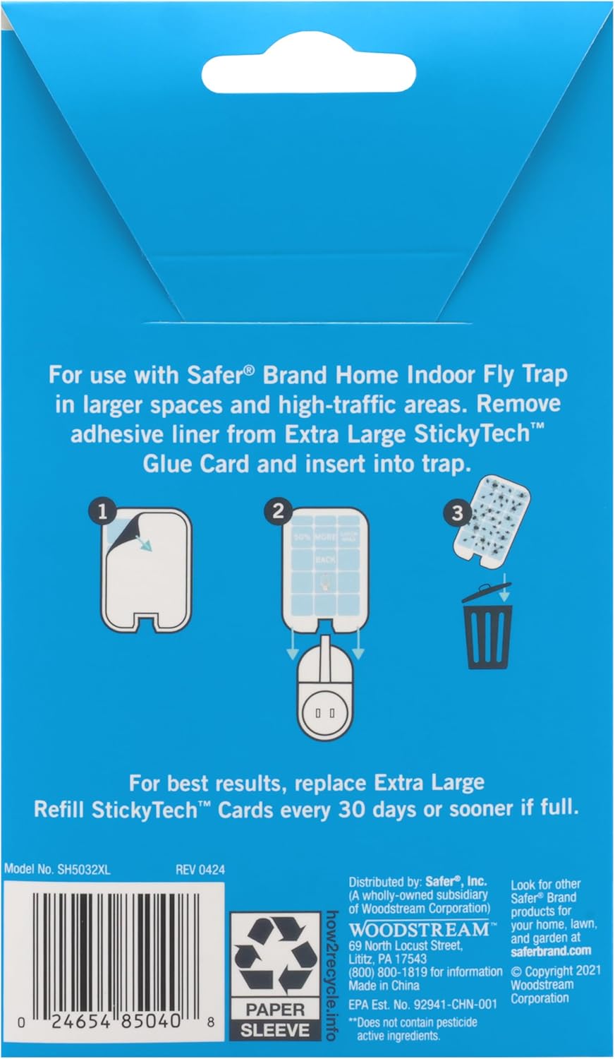 Safer Home SH5032XL Trap Refill Pack of Extra Large Glue Cards for SH5