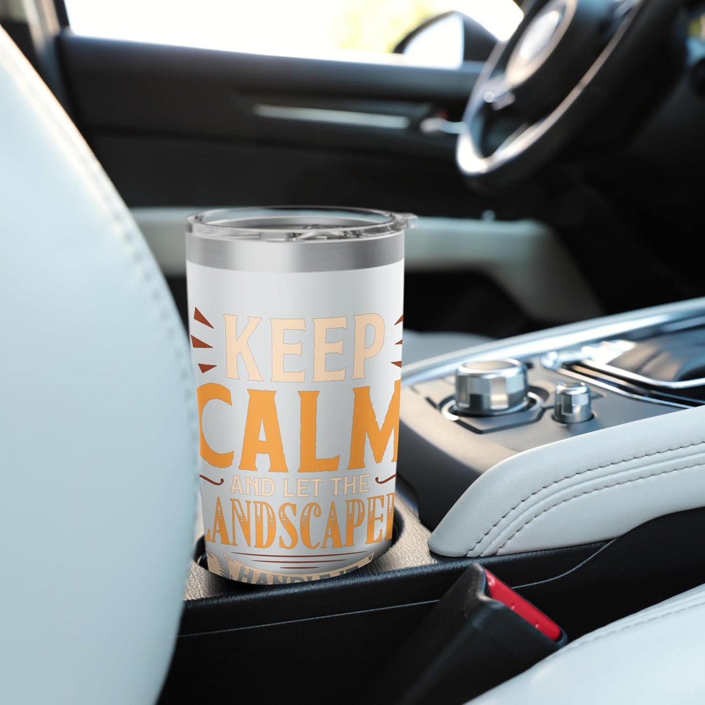 Keep Calm And Let The Landscaper Handle It I Landscaper Stainless Steel Insulated Tumbler