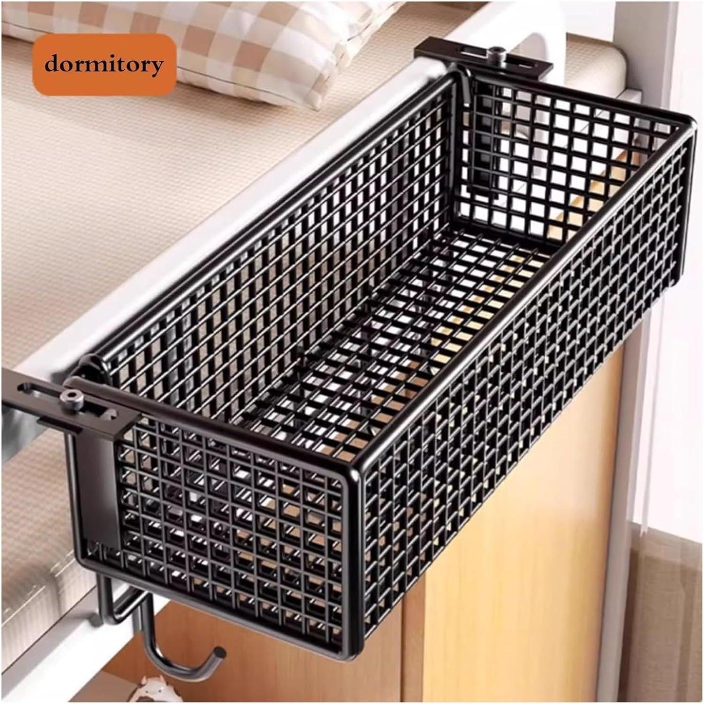 Black Railing Planter, Fence & Balcony Window Sill Flower Pot Holder, 