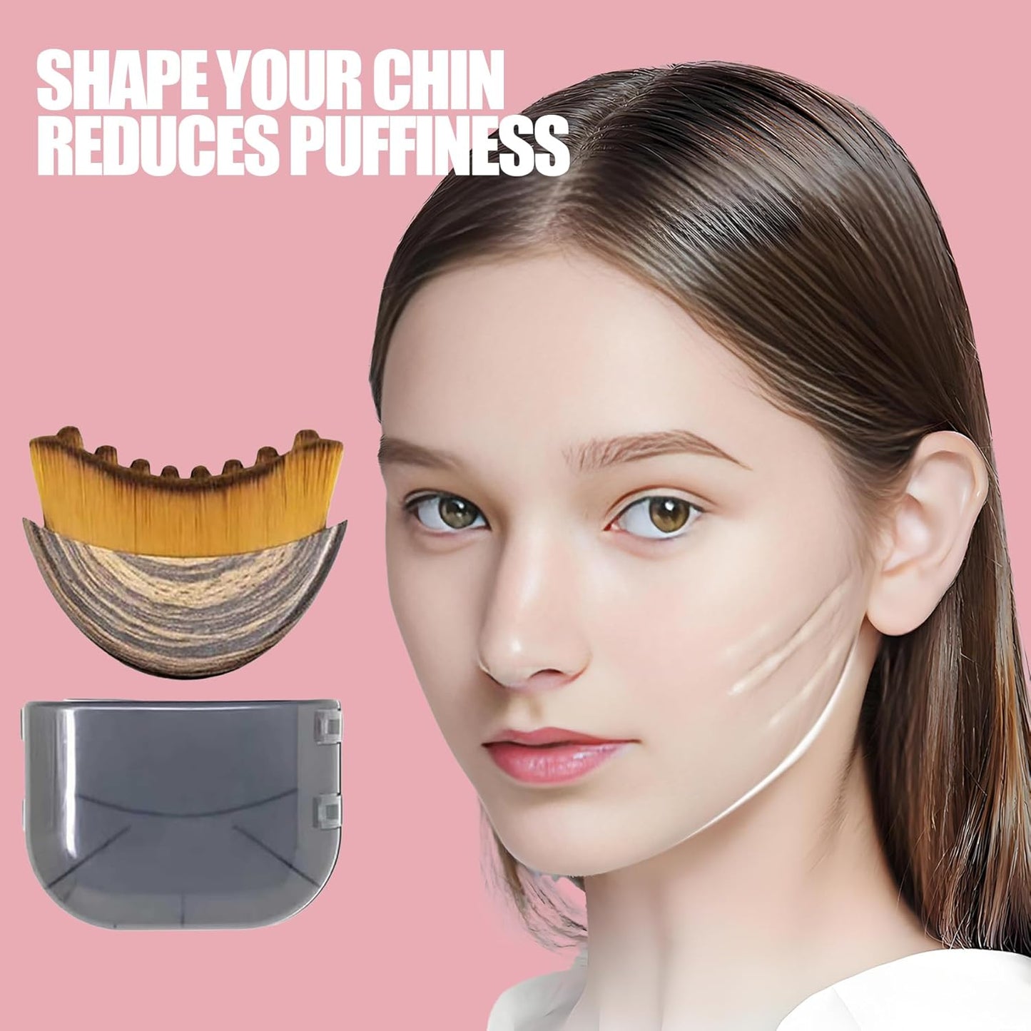 Lymphatic Contour Face Brush Lymphatic Drainage Massager Double Chin R