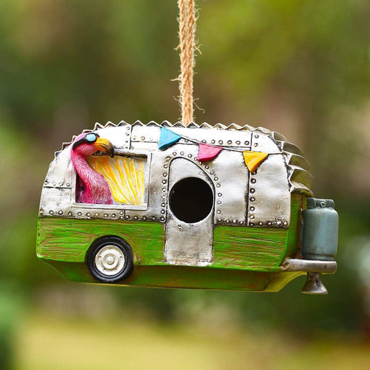 Birdhouse for Outside Garden and Yard, Hanging Birdhouse for Blue Bird
