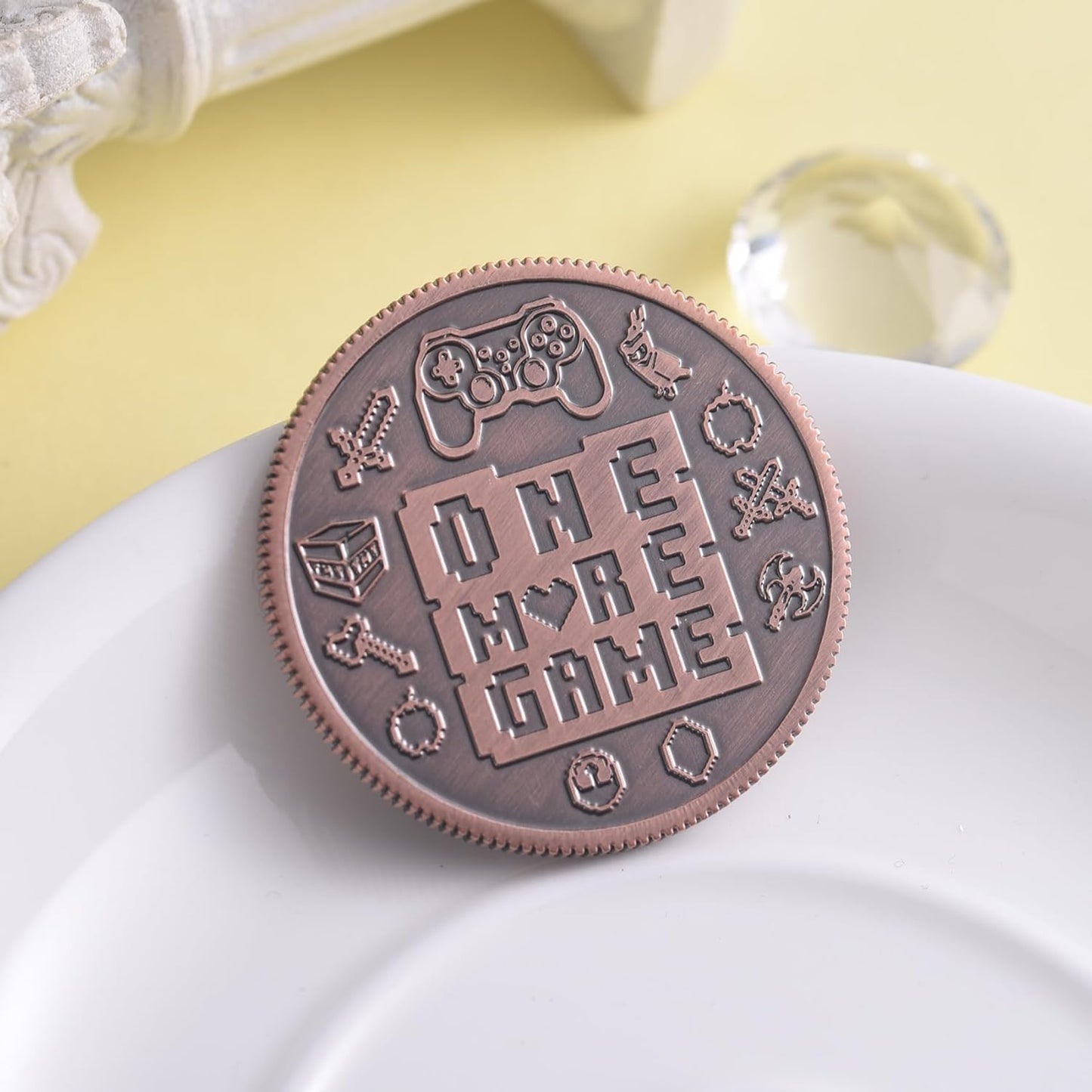 Ultimate Gamer Gift for Men - Double Sided Decision Maker Coin for Boy
