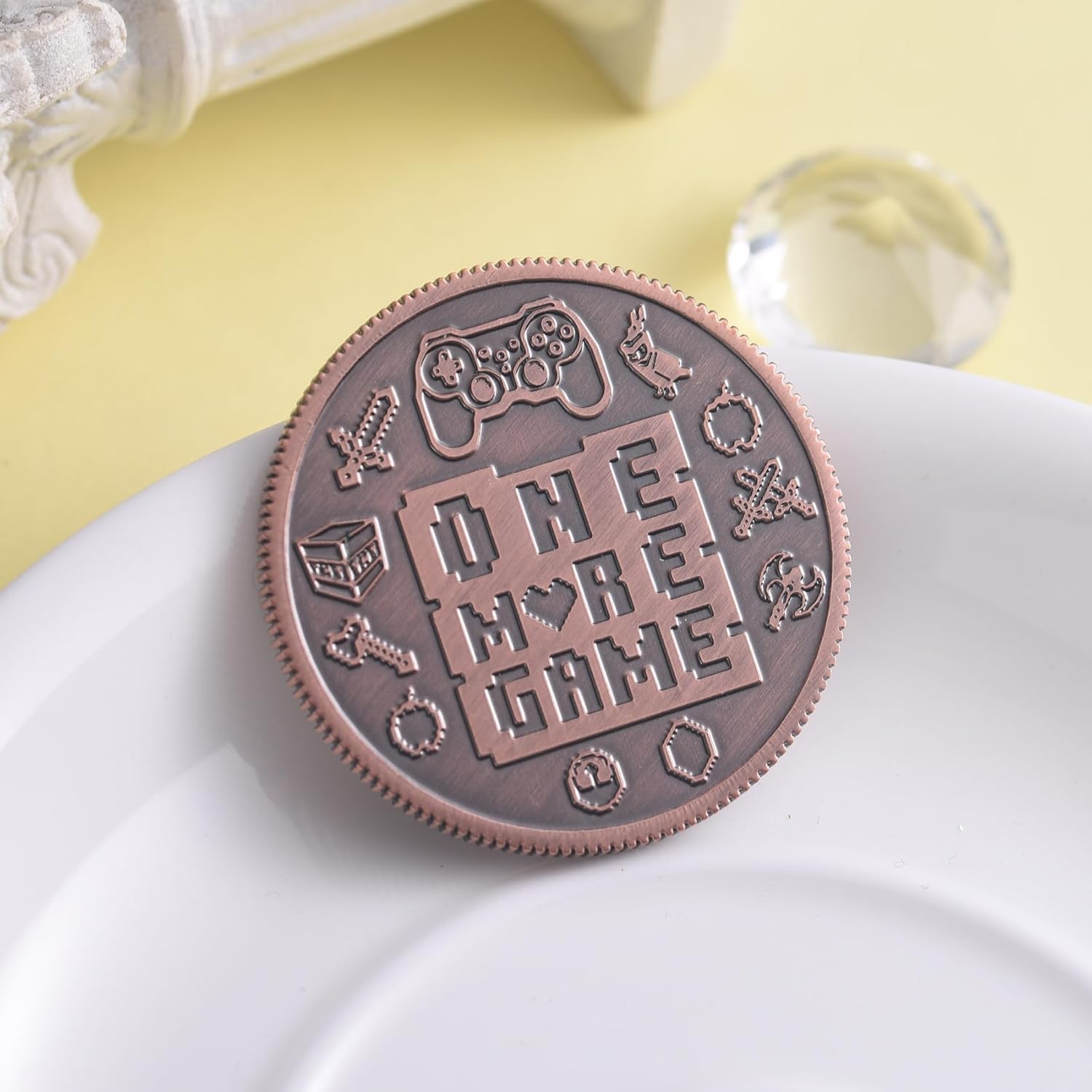Ultimate Gamer Gift for Men - Double Sided Decision Maker Coin for Boy