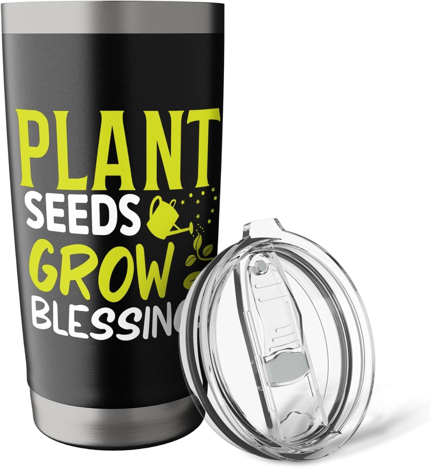 Funny Garden Quote Gardeners Plant Seeds Grow Gardening Stainless Steel Insulated Tumbler