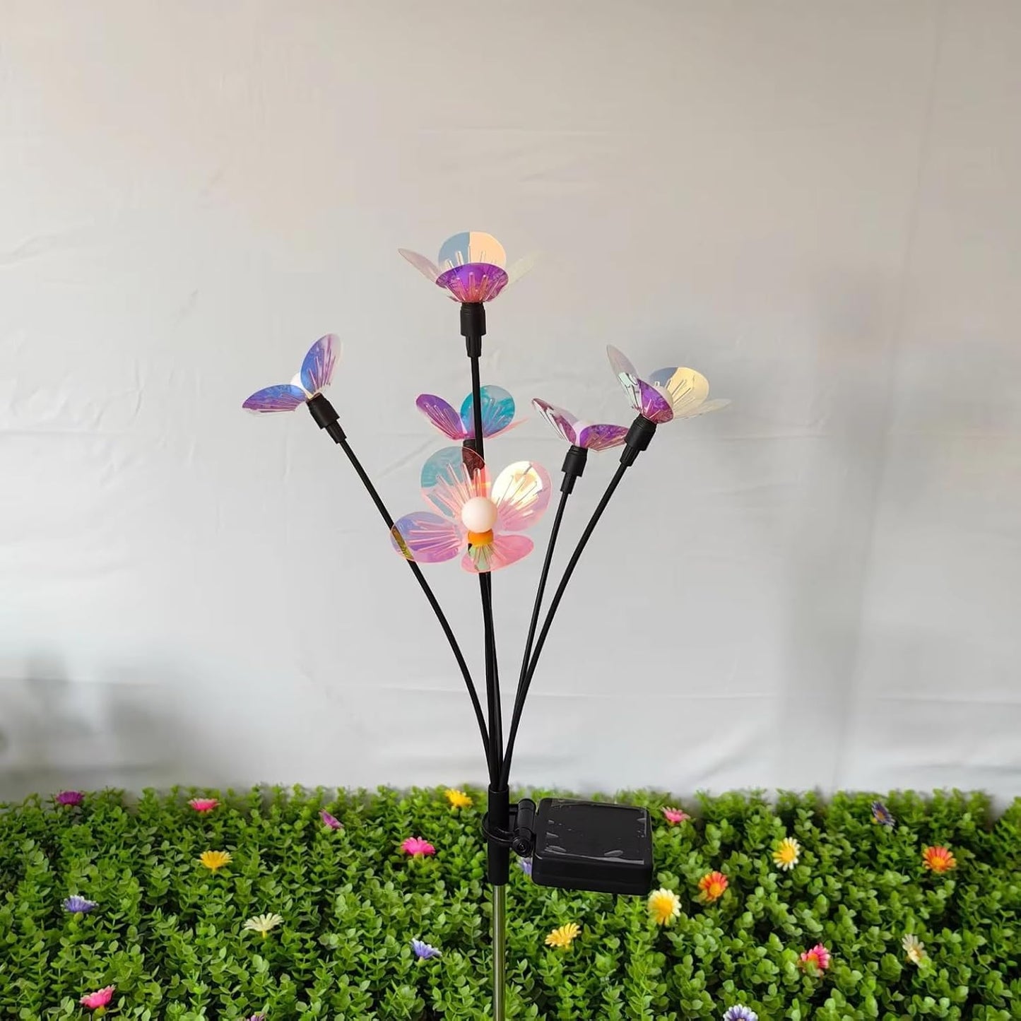 Outdoor Solar Flower Light for Party Holiday Landscape Garden Lawn Park Decor