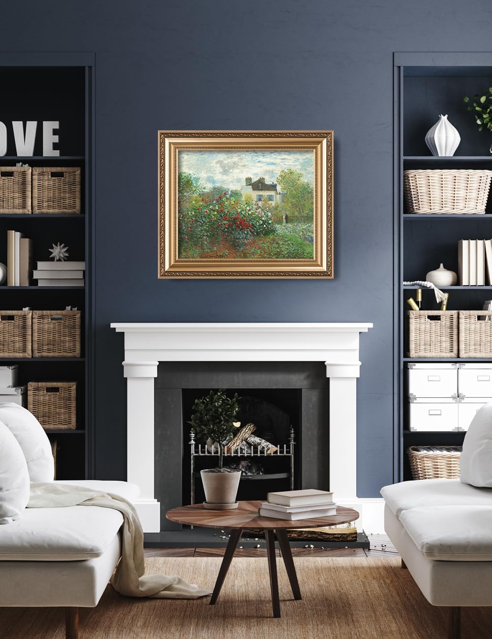 IPIC - The Artist's Garden At Vetheuil by Claude Monet, Giclee Prints 