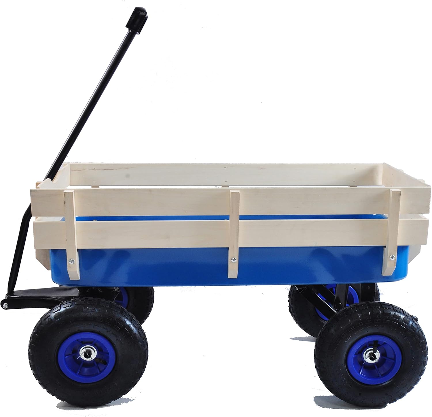 Garden Cart Utility Wagon 176 LBS Loading Capacity Steel Garden Wagon 