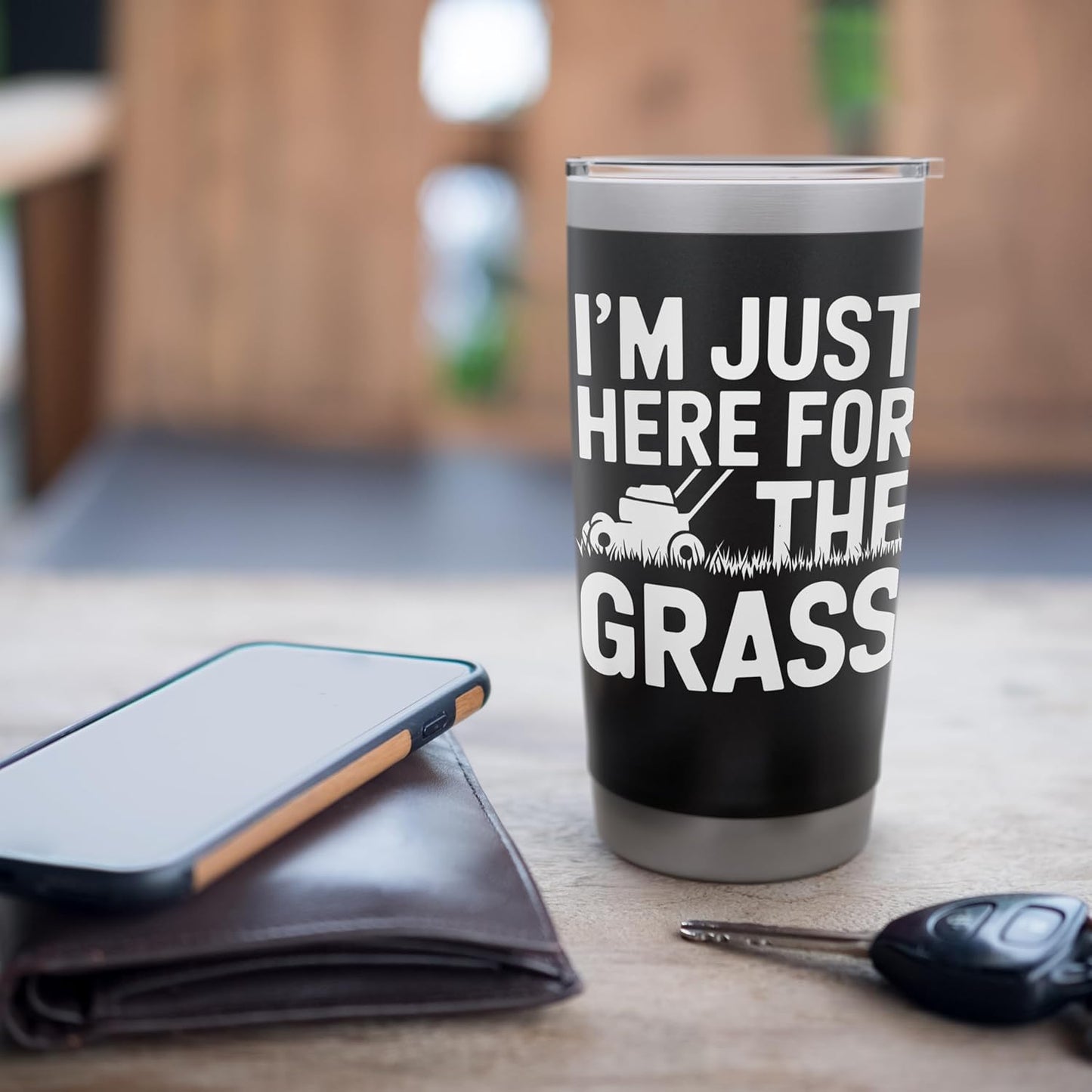 Lawn Mowing for Gardening Lawn Mower Lawn Care for Men Stainless Steel Insulated Tumbler
