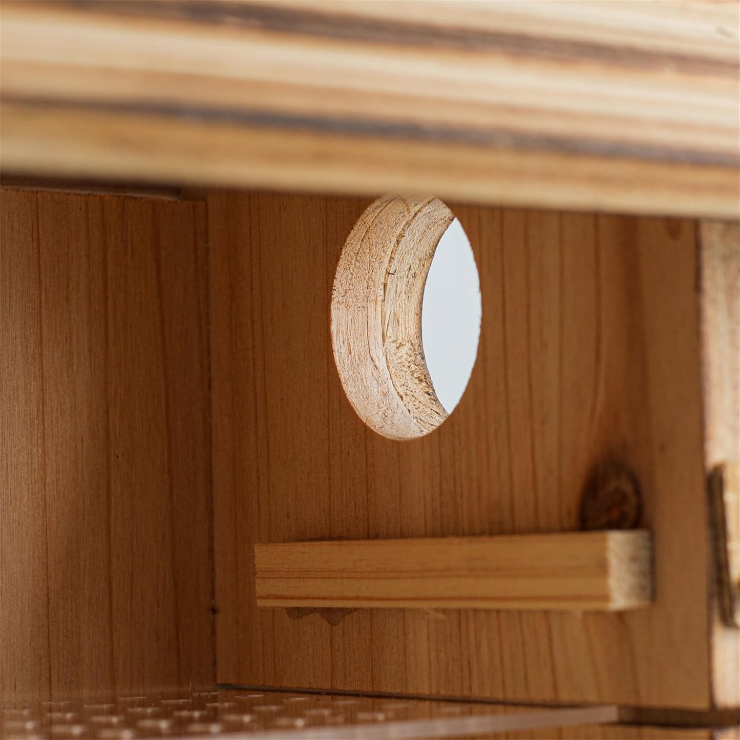 Bird House for Outside - Wooden Bluebird House - Weatherproof Outdoor Birdhouse for Garden Birds - Durable Nesting Box for Wild Bird Watching & Garden Decoration