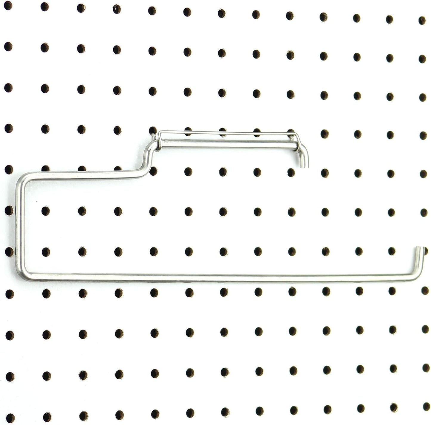 RightArrange One-Handed Tear Pegboard Paper Towel Holder - Stainless S