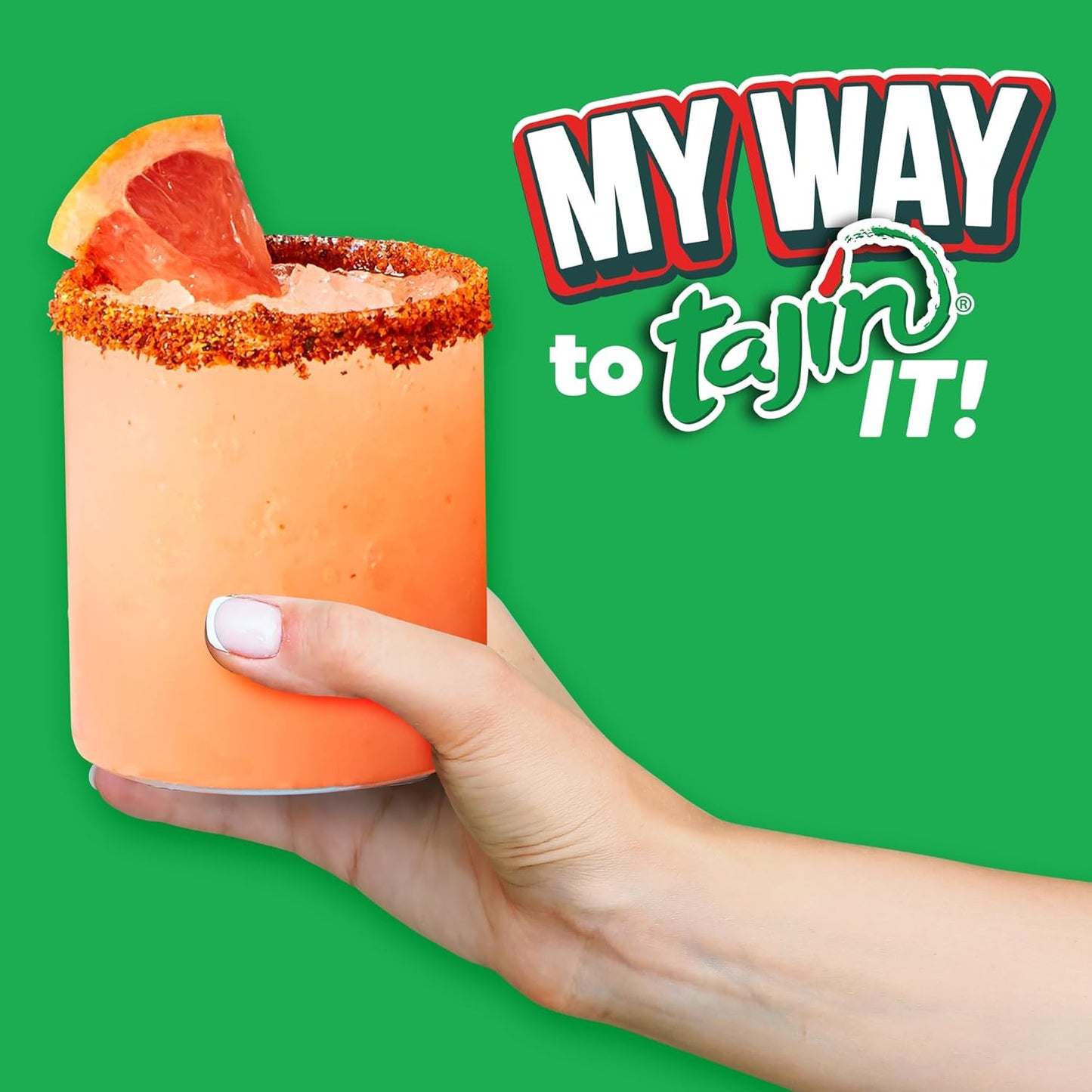 Tajin Clásico Chile Lime Seasoning Rimmer 4.23 oz, Cocktail Glass Rimm