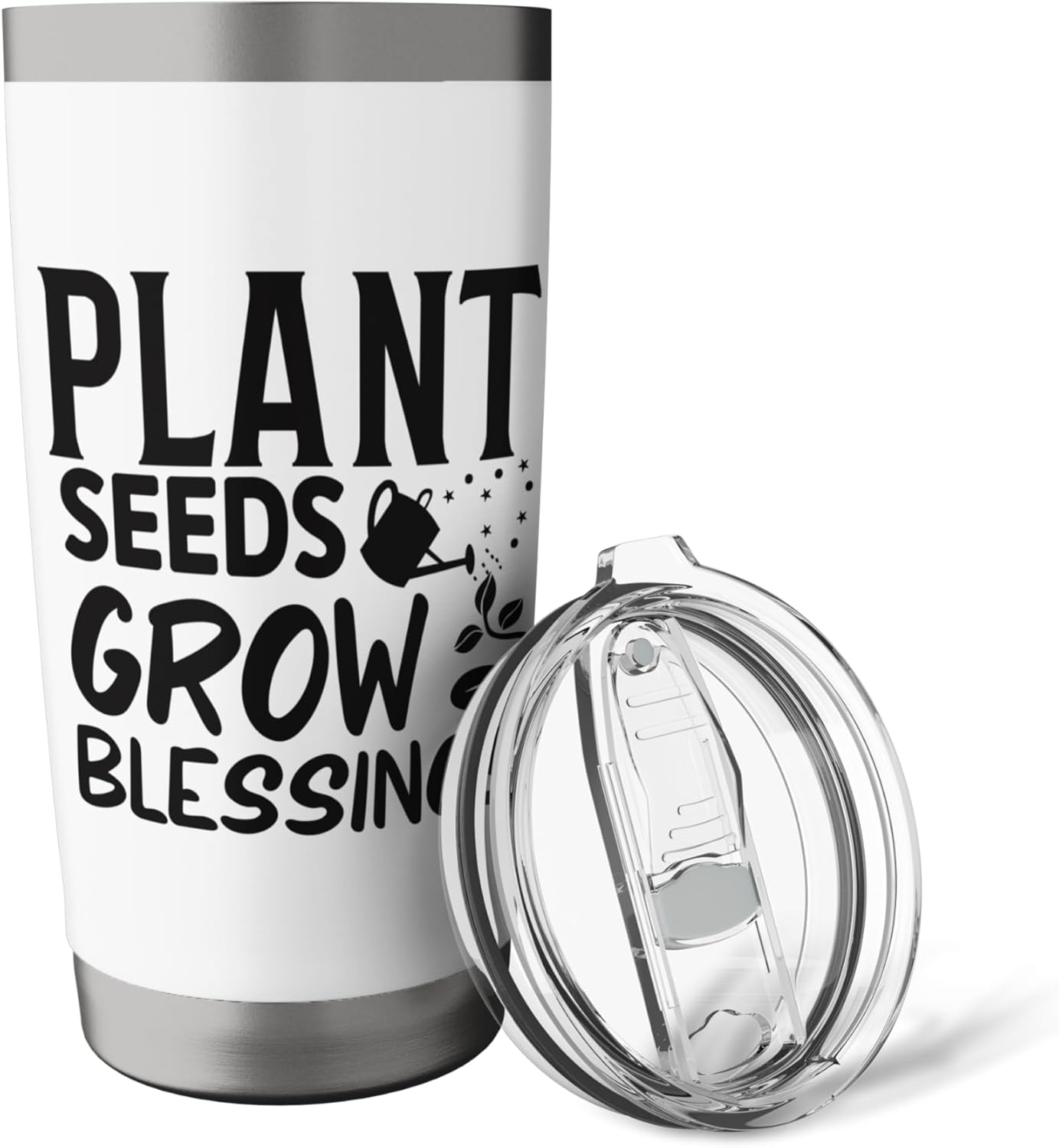Fun Garden Quote Gardeners Plant Seeds Grow Gardening Stainless Steel Insulated Tumbler