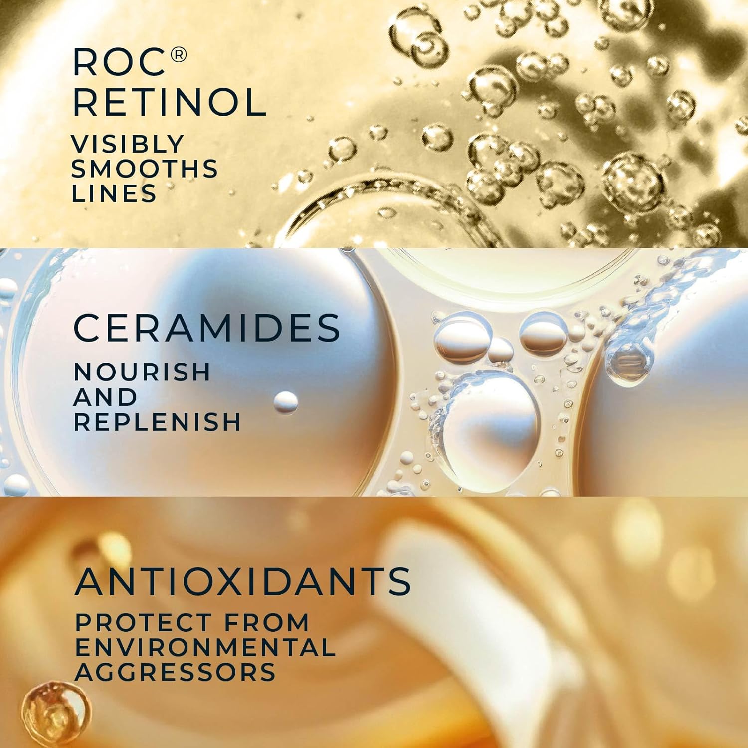 RoC Retinol Correxion Anti-Aging Wrinkle Night Serum, Retinol Serum fo