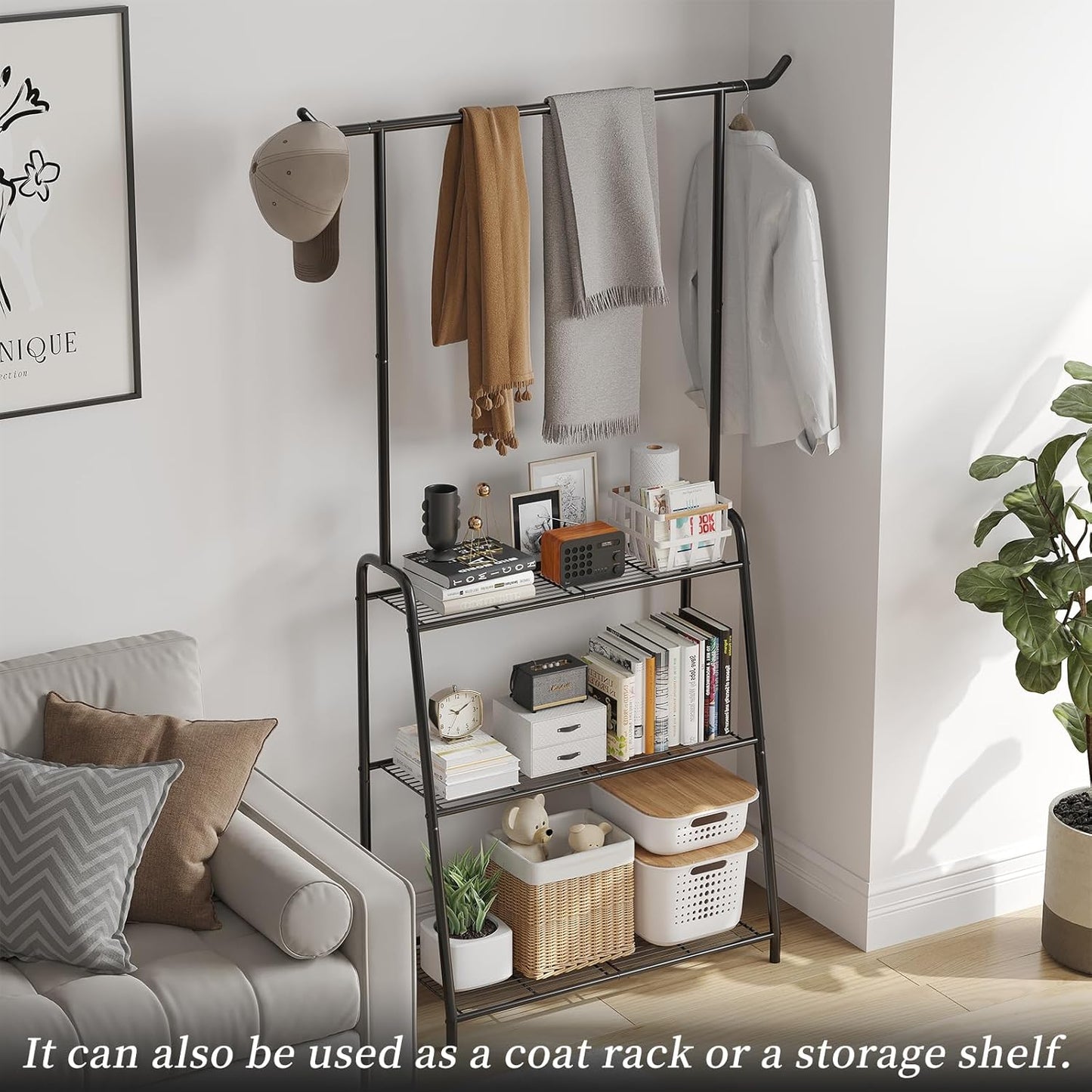 Plant Stand Indoor Outdoor,Metal Plant Stands for Multiple Plants,3 Ti