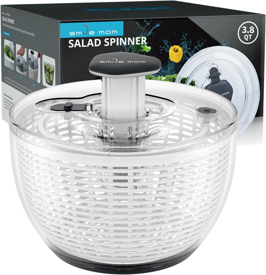 Smile mom Salad Spinner Small Lettuce Spinner Kitchen Gadgets Vegetabl