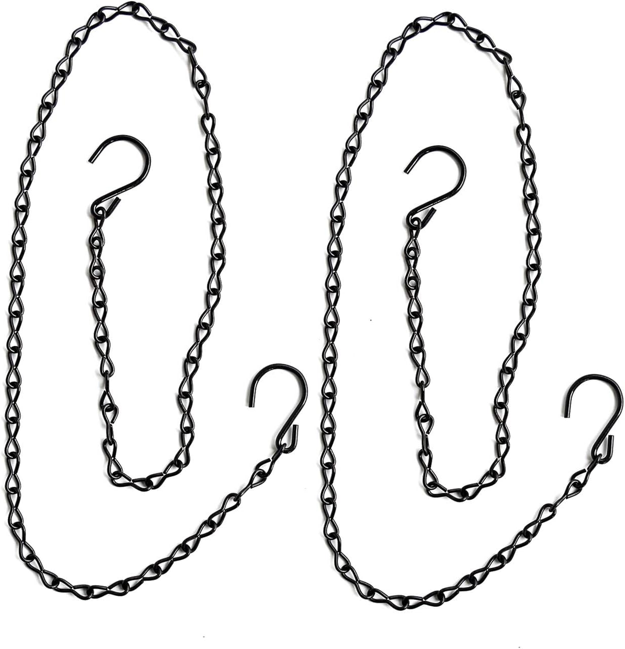yeezo S Hook Steel Hanging Harness Chain for Hanging Poultry Drinker Feeder, Adjustable 40" Long, Tested Hold 30lb Weight