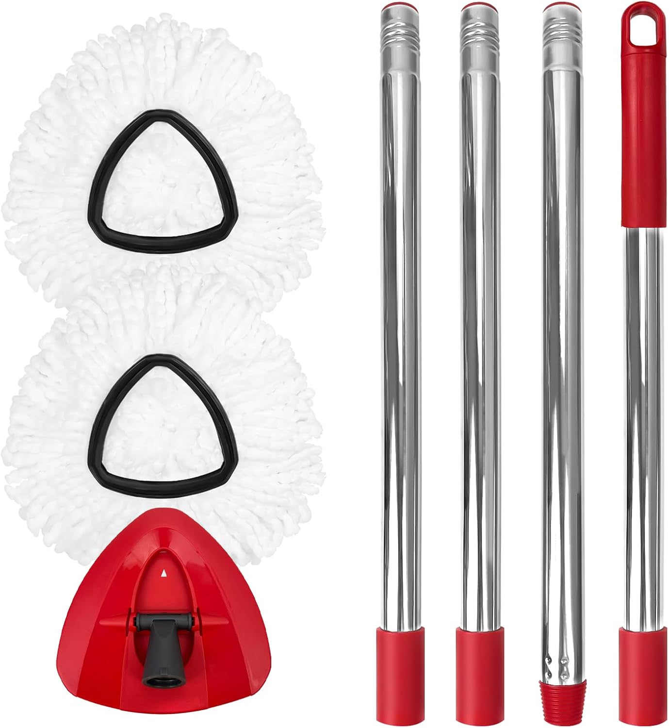 Spin Mop Replacement Set for O-Ceda EasyWring 1-Tank System, Includes 