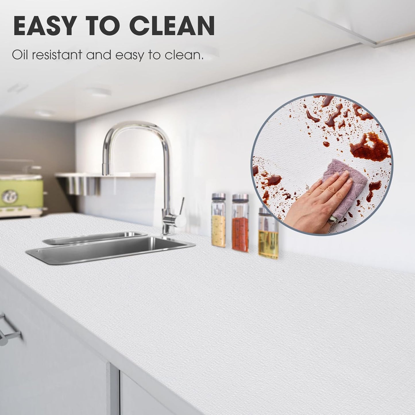Drawer and Shelf Liner, Non-Slip Kitchen Cabinet Liners Non-Adhesive T
