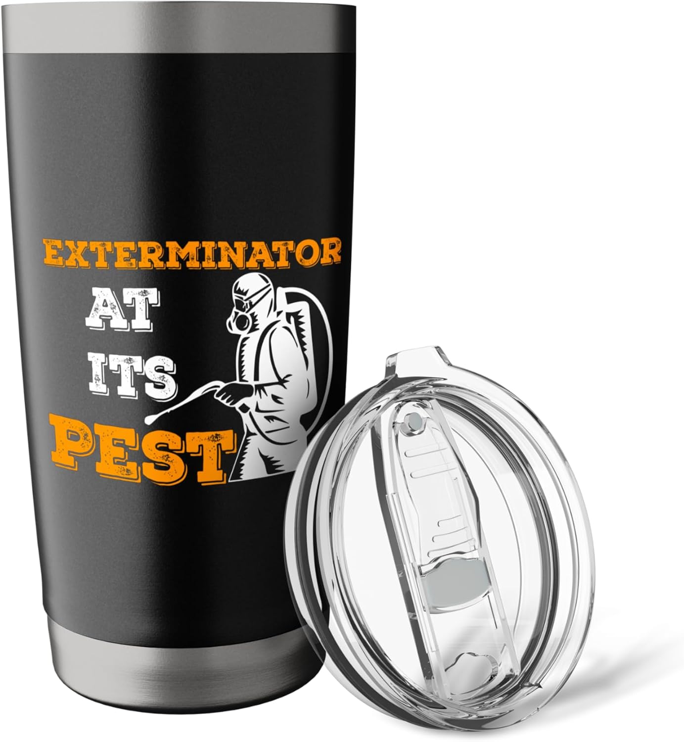 Bug Exterminator Garden Pest Controller funny pest control Stainless Steel Insulated Tumbler