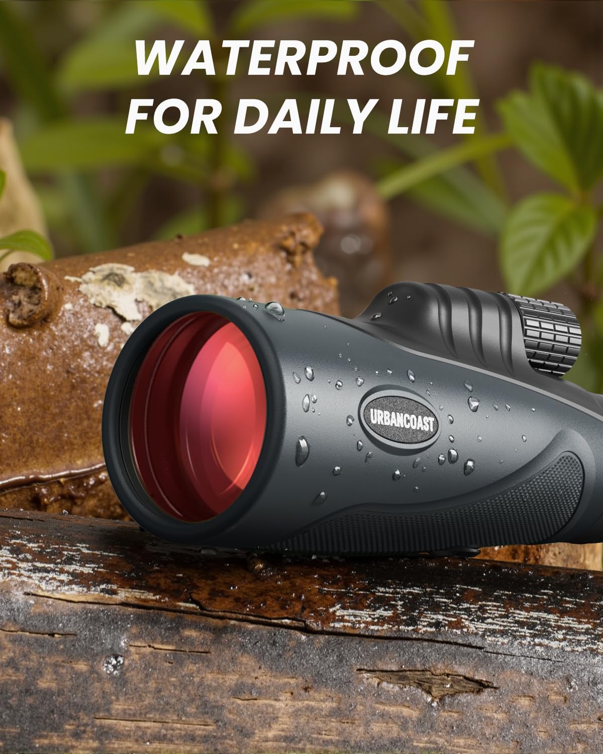 15X54 Monocular Telescope for Adults High Powered – Waterproof, BAK4 Prism, FMC Lens, Compact Spotting Scope for Bird Watching, Hunting Gear, Hiking Accessories, Travel & Camping Gifts