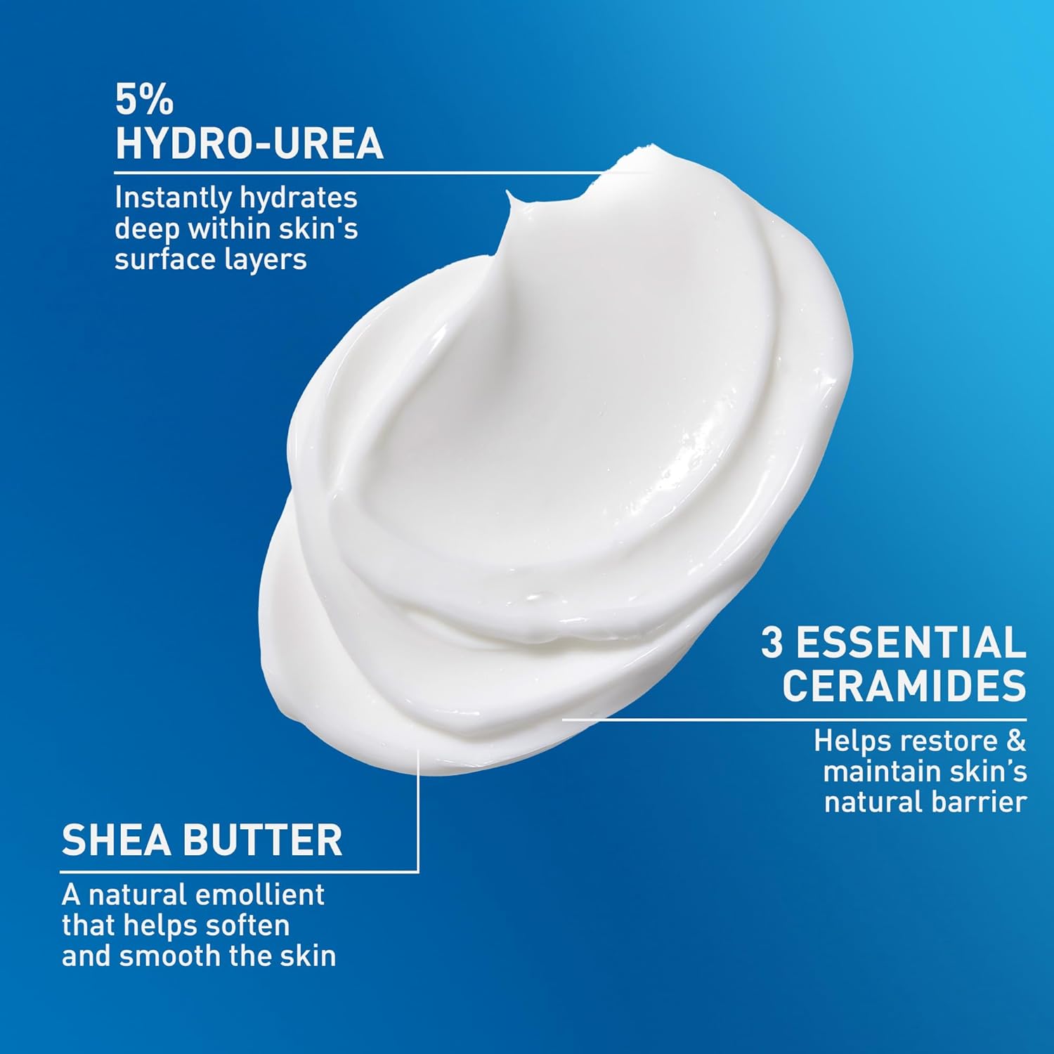 CeraVe Intensive Moisturizing Cream, Body Moisturizer With Shea Butter