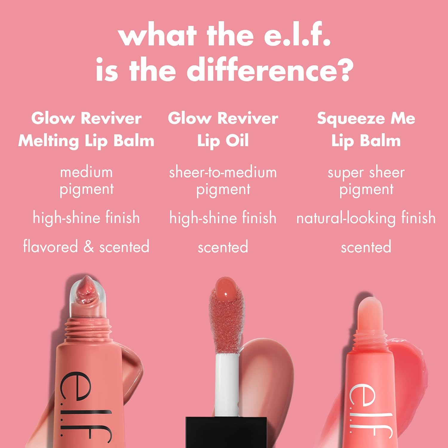 e.l.f. Glow Reviver Melting Lip Balm, Hydrating Tinted Lip Balm For A 