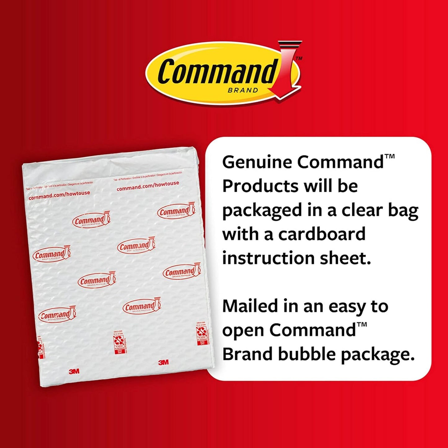 Command 실외용 대형 걸이, 브론즈, 최대 2.3 kg (5 파운드) 지탱, 걸이 3개, 스트립 4개, 손상 방지 장식.