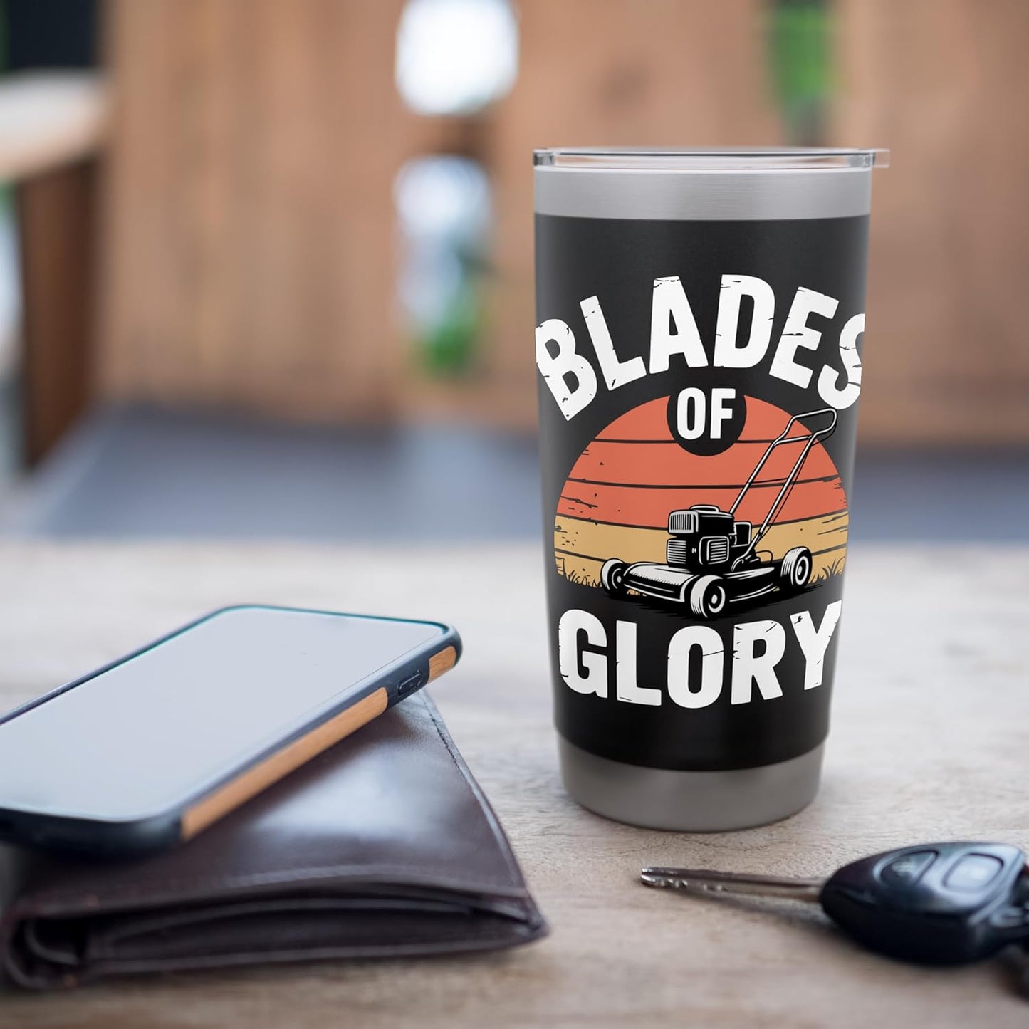 Lawn Care Mowing Funny Lawn Mover Stainless Steel Insulated Tumbler