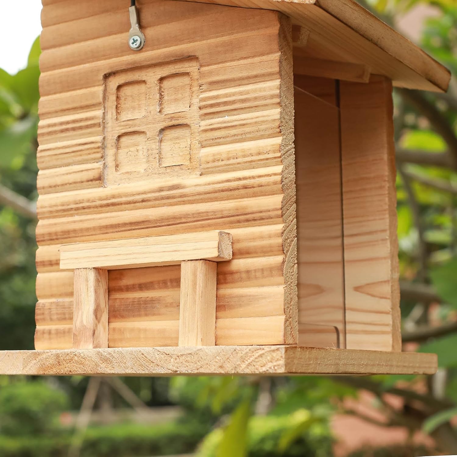 STARSWR Bird Feeder for Outdoor,Outside Hanging Bird Feeder - Mealworm