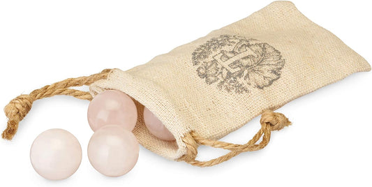Twine Rose Quartz Wine Gems, Pink Drink Chillers, Real Polished Rose Q
