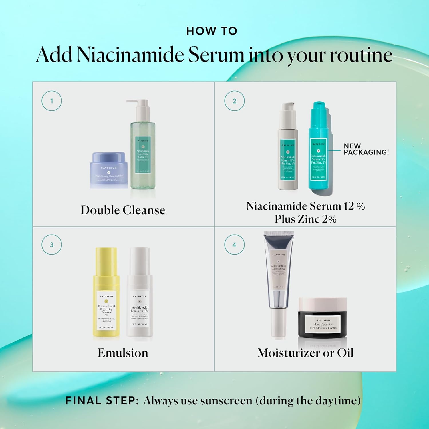 Naturium Niacinamide Face Serum 12% Plus Zinc 2%, Anti-Aging, Pore Min