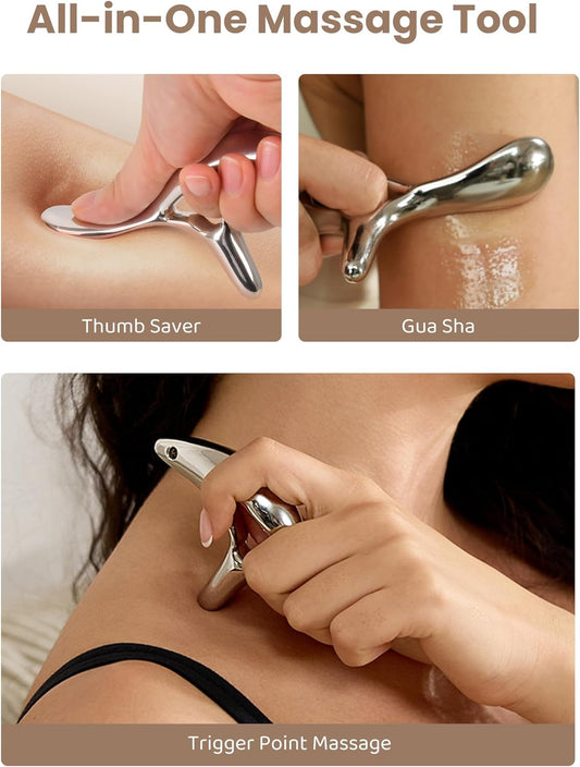 lifechill Trigger Point Massage Tool for Deep Tissue Massage & Gua Sha
