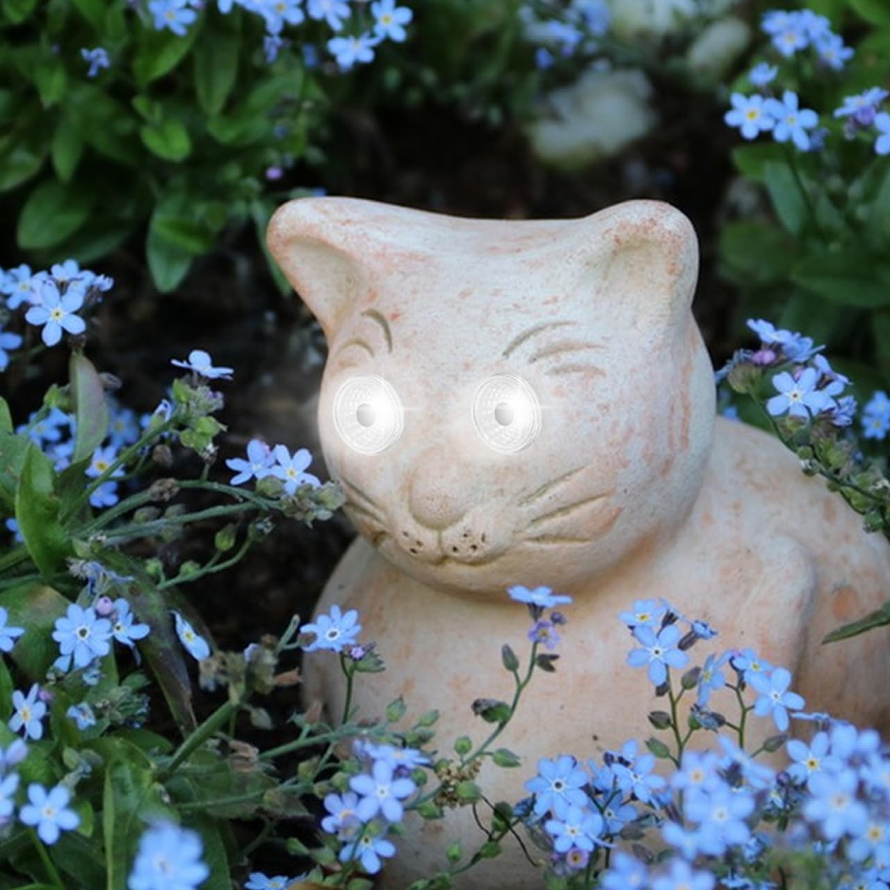 ibasenice Diy Small Spotlight Lamp Shade 0.98 Inch Plastic Replacement Cover for Outdoor Figurine Lights Solar Animal Eyes Garden Yard Decor 100 Pack