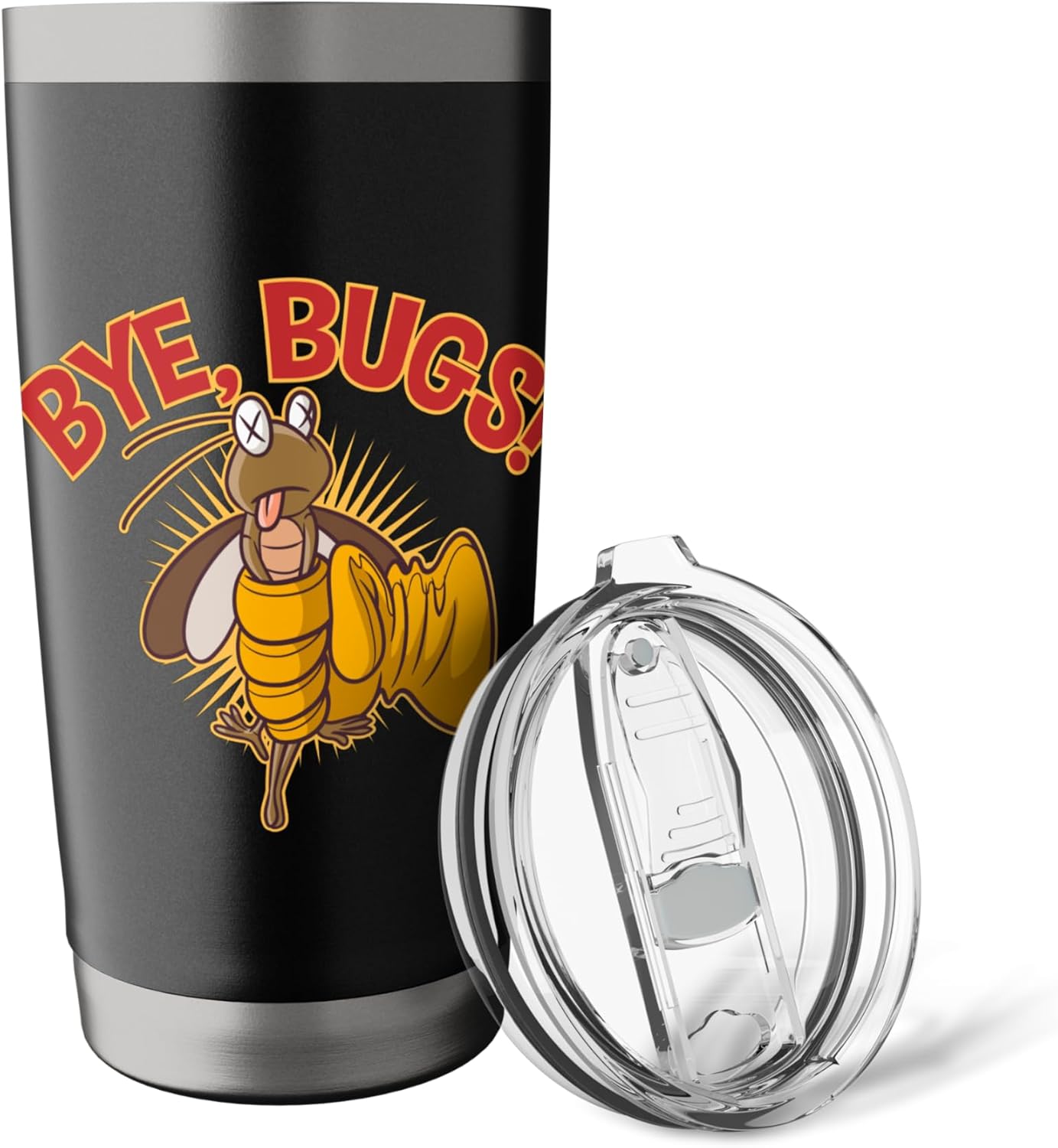 Bye, Bugs! Stainless Steel Insulated Tumbler