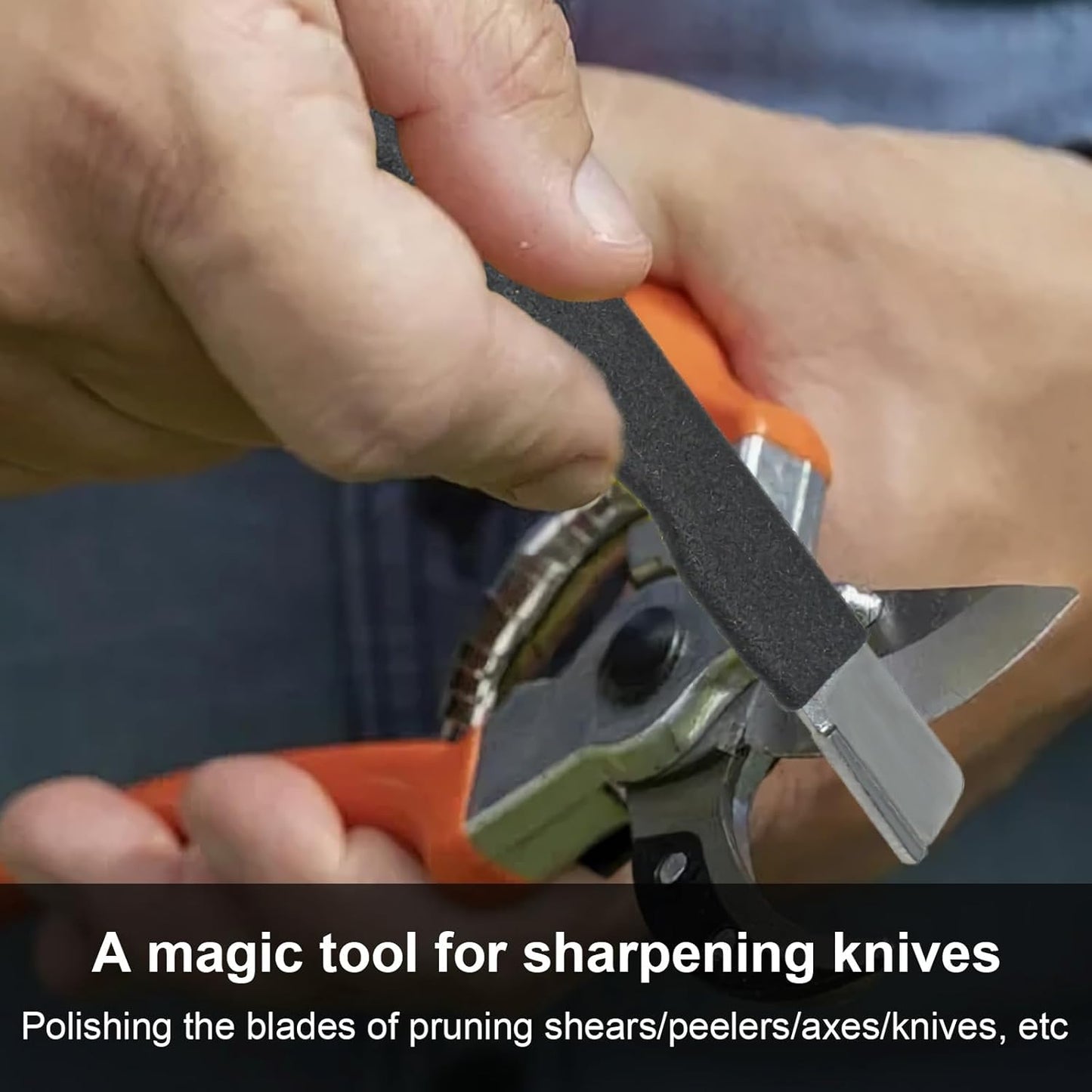 2 Pack Pocket Blade Sharpener, tungsten steel alloy Garden Tool Sharpe