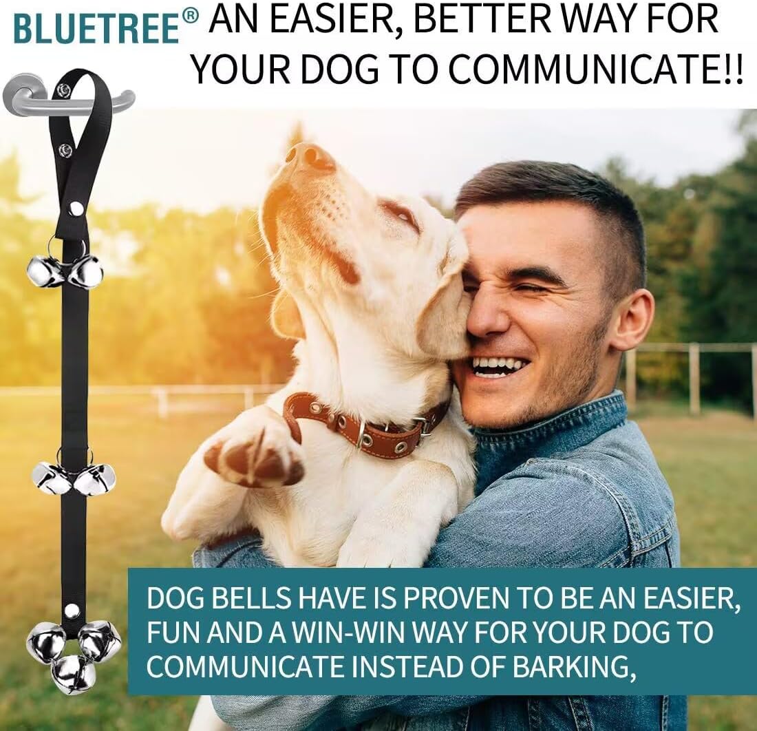 BLUETREE Dog Doorbells Premium Quality Training Potty Great Dog Bells 