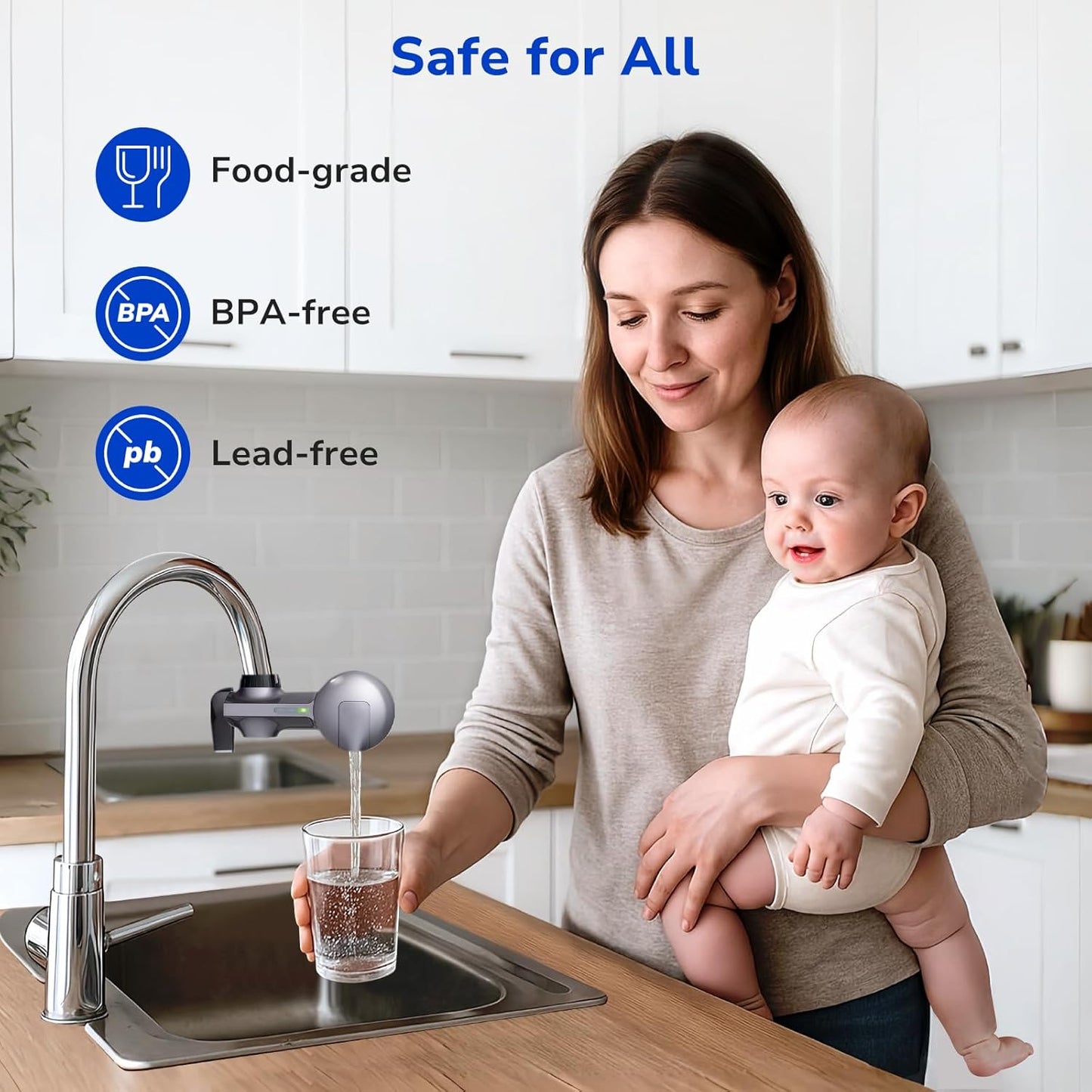 Fil-Fresh 2-Pack PURWater Filter Replacement for RF-9999 PURPLUS Faucet Water Filtration System, NSF Certified, Replace Mineral Core Faucet Mount Water Filter