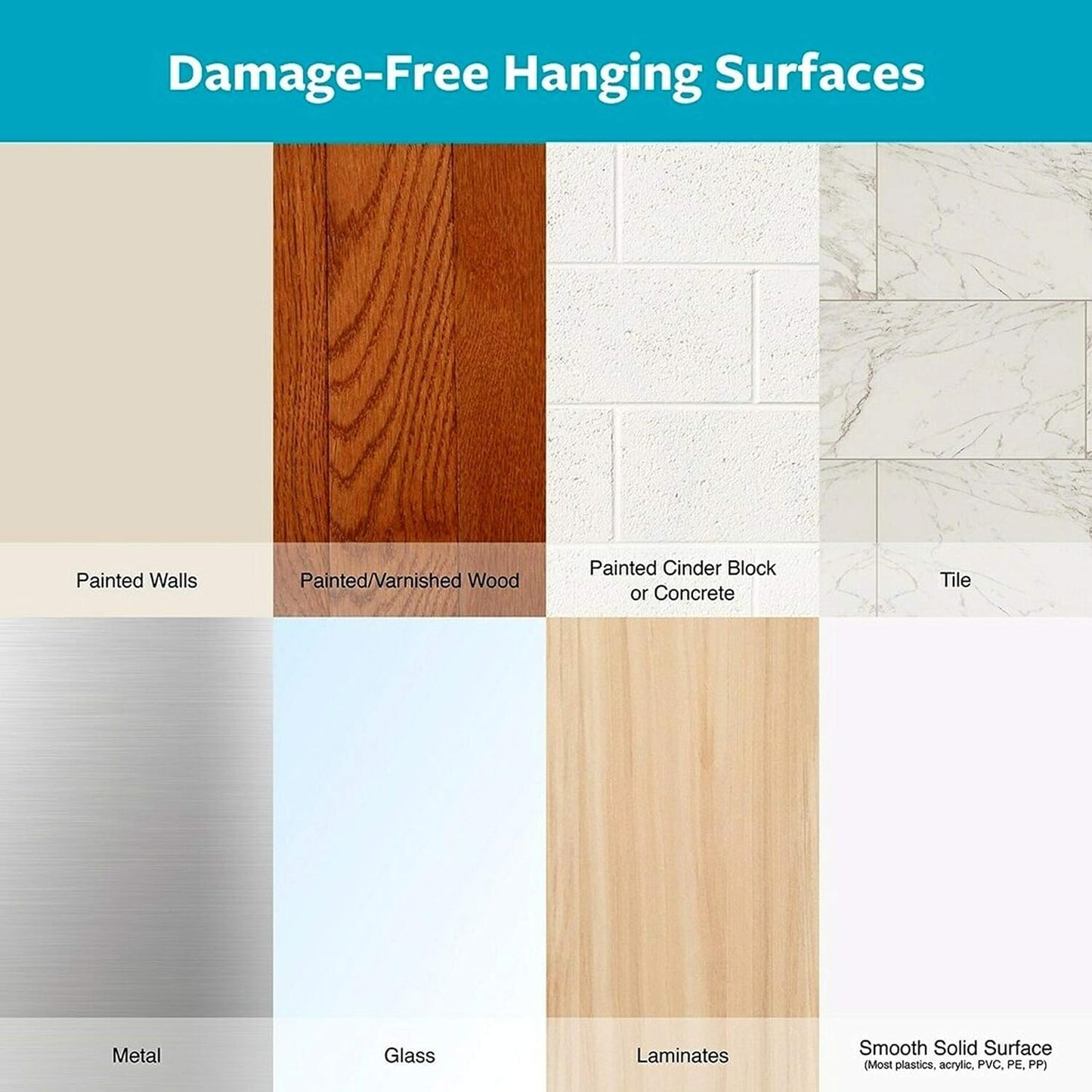 Command Large Double Bathroom Wall Hook, Damage-Free Hanging with Adhesive Strip, Great for Hanging Bath Towels, 1 Satin Nickel Wall Hook and 1 Water-Resistant Strip, Holds up to 4 lb