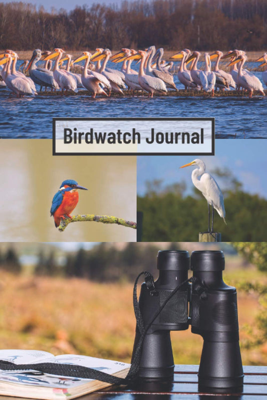 Birdwatch Logbook: birdwatch diary for Bird Watchers and Birders | Notebook for Birding | Log Book for Bird Watching | Bird Watching Notebook | 6 x 9 ... and Kids Who Love to Observe and Watch Birds