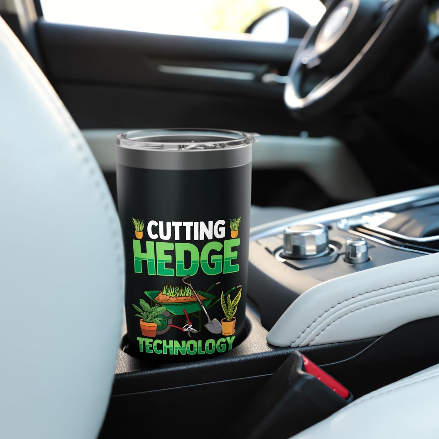 Lawn Care Mowing Design For Landscapers - Cutting Hedge Stainless Steel Insulated Tumbler