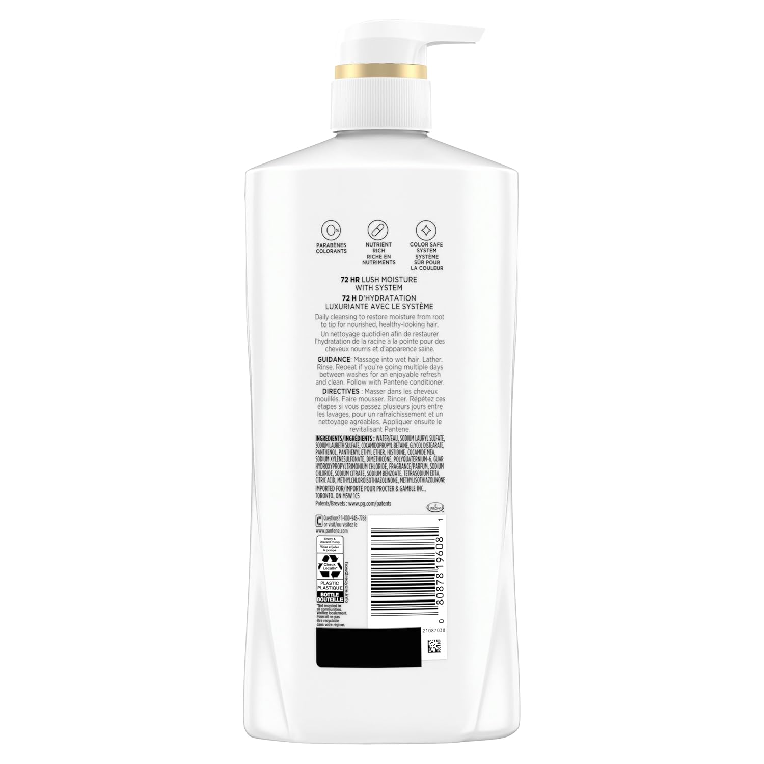 Pantene Shampoo & Conditioner Set, Daily Moisture Renewal - Pro-V Nutr