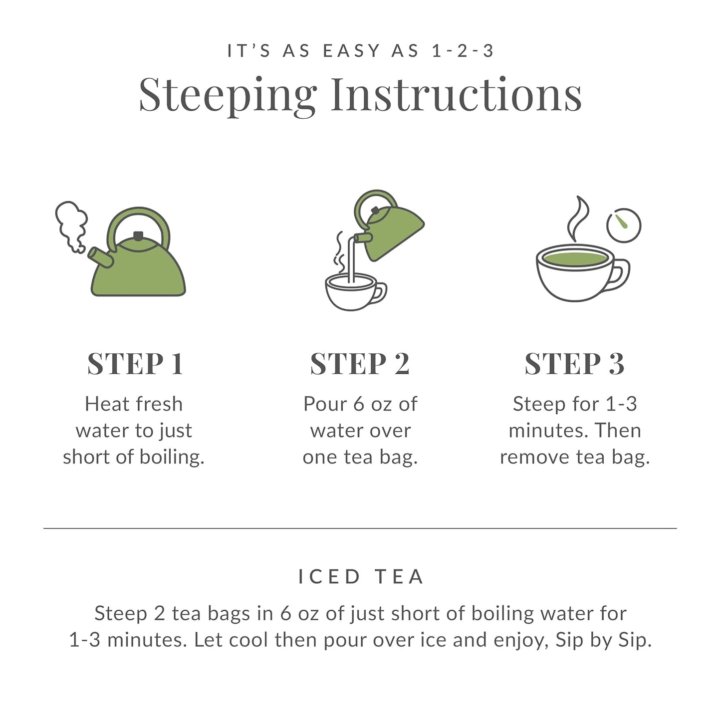 The Republic of Tea Organic Double Green Matcha, Individual Tea Bags with Japanese Matcha Tea Powder and Green Tea Leaves Blend, Natural Unbleached Bags in Reusable Tin Canister, 50 Tea Bags